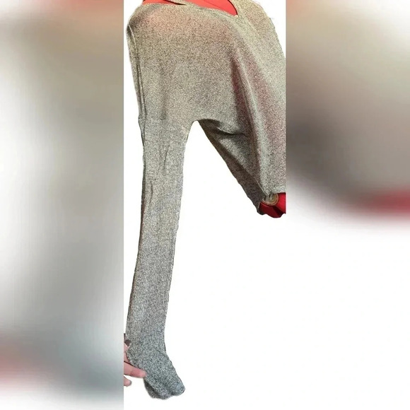 Express One Eleven, Size S, Light Grey Strappy Long Sleeve Top - Picture 2 of 12